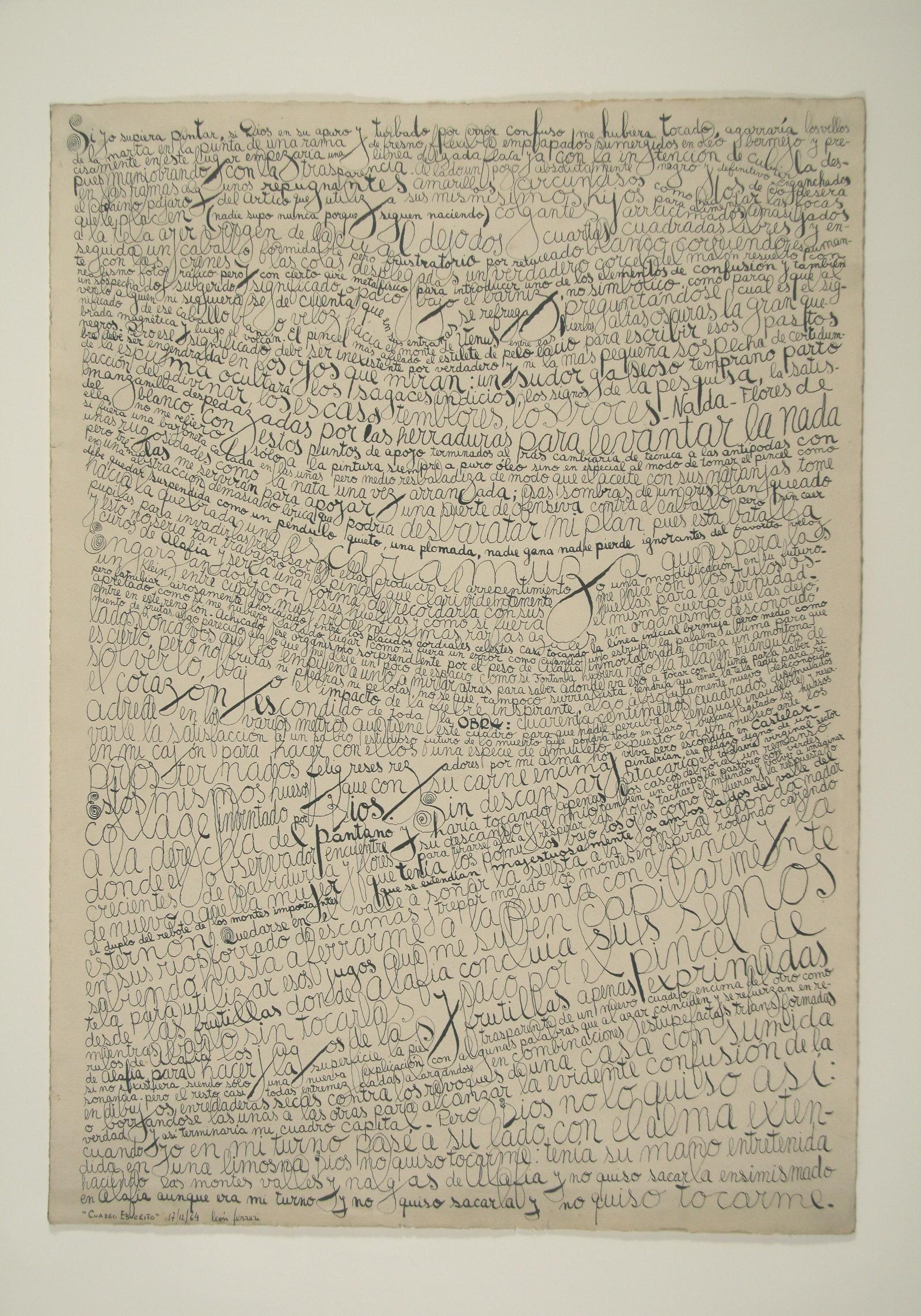 Cuadro escrito