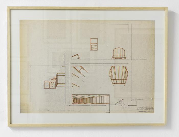 Boceto de Proyecto MOMA, Sala de Guardia en Proyecci&oacute;n 3D