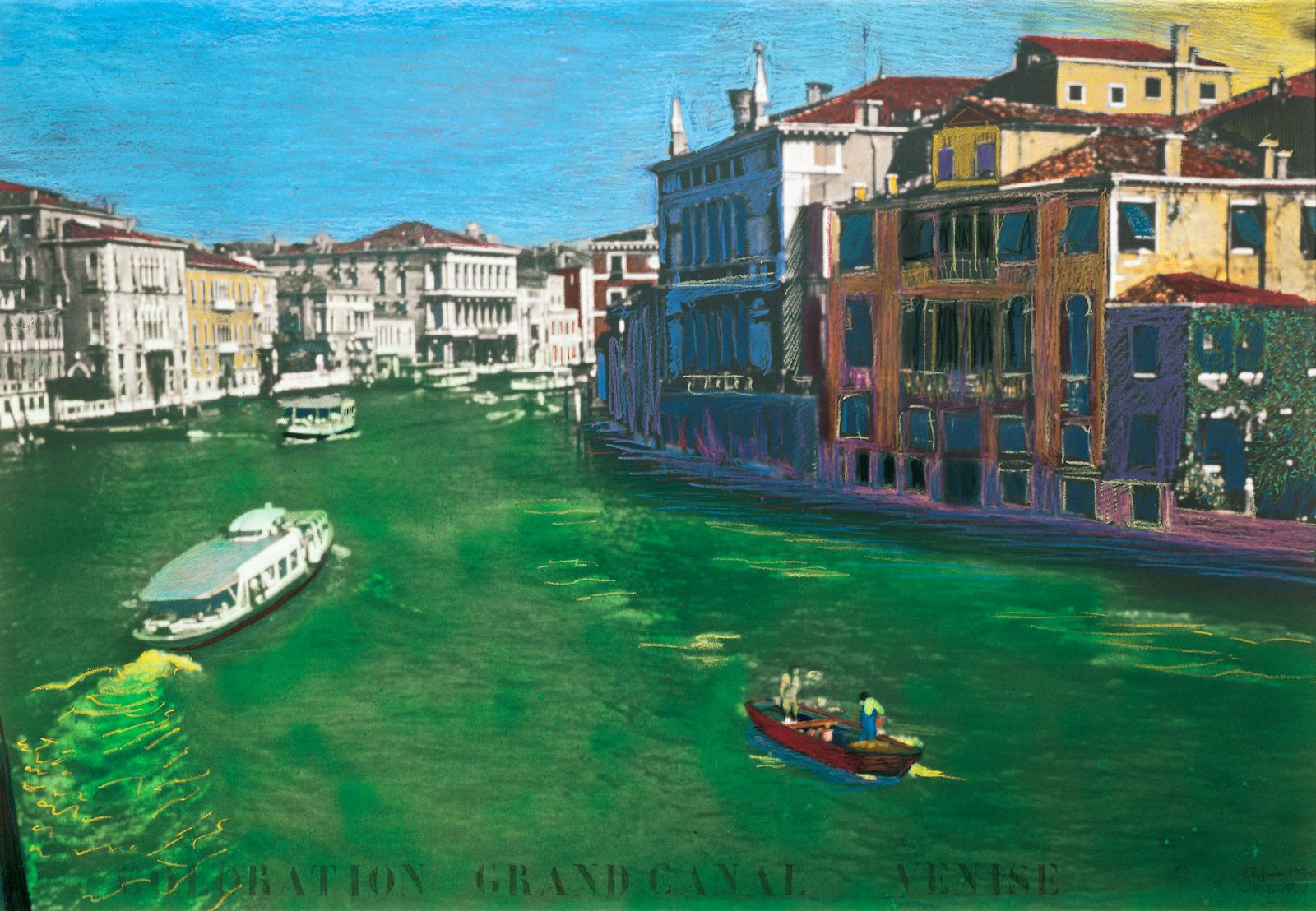 Hidrocrom&iacute;a intercontinental. El Gran Canal. Venecia, 27 de junio de 1970