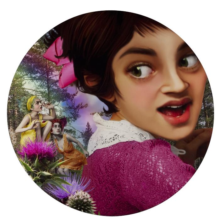 Sin t&iacute;tulo (Girl with fairies)