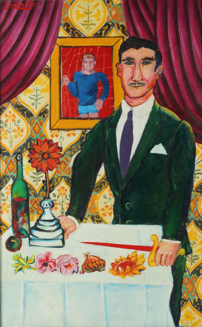 Retrato (Hombre con daga)