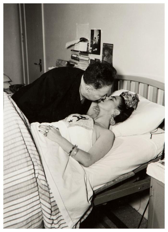 Sin t&iacute;tulo [Diego Rivera y Frida Kahlo en el Hospital Ingl&eacute;s], del Archivo Raquel Tibol