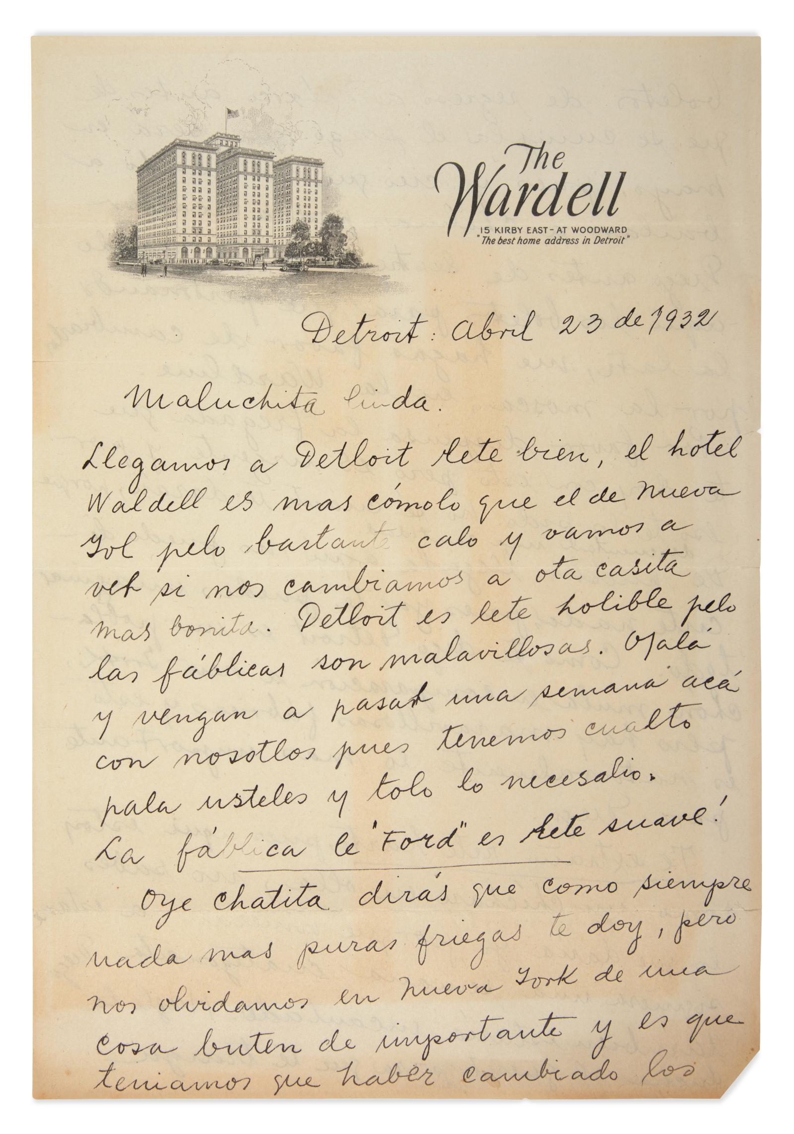 Carta escrita a mano