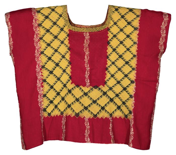 Huipil (t&uacute;nica) de Frida Kahlo, del Archivo Raquel Tibol