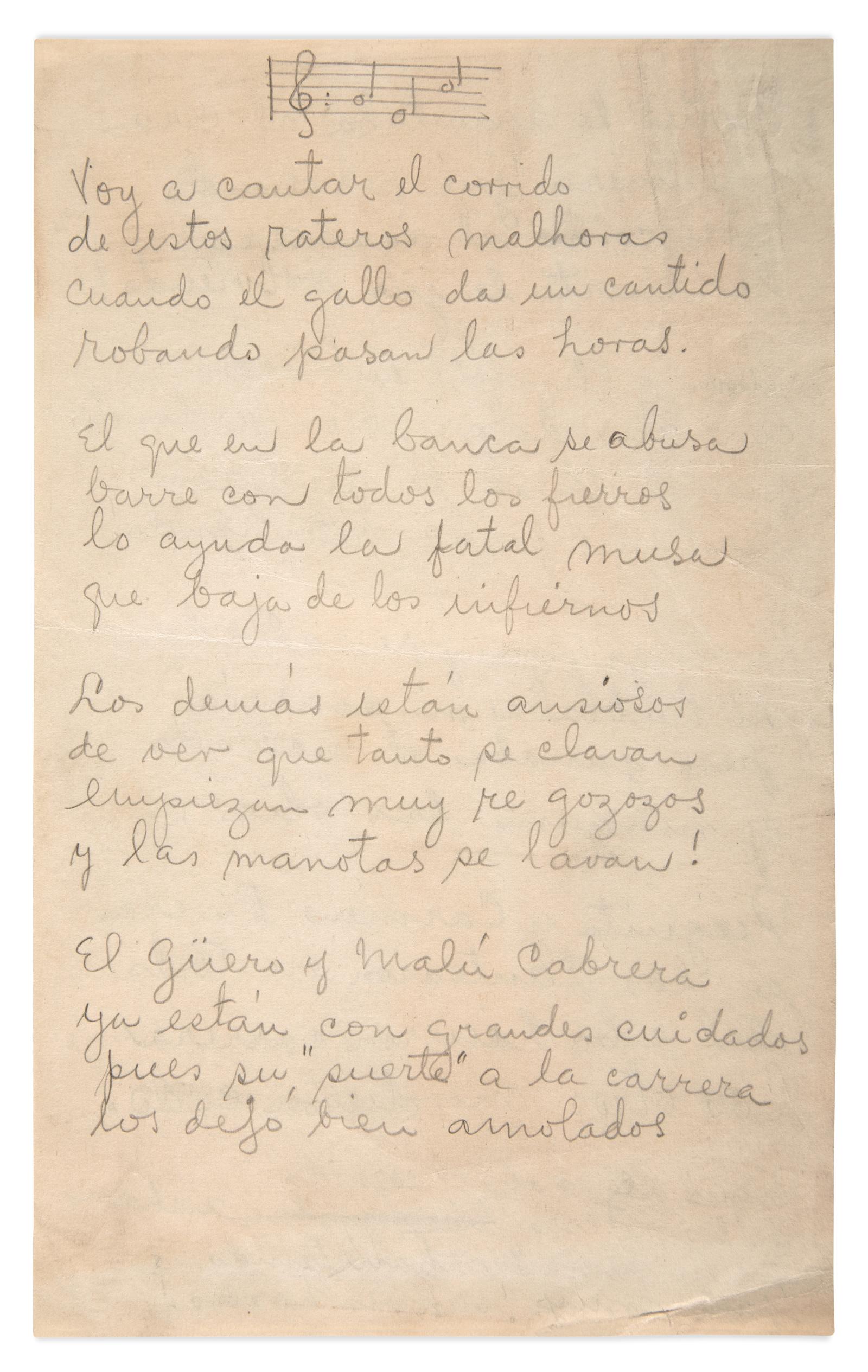 Carta a Malu Cabrera de Block