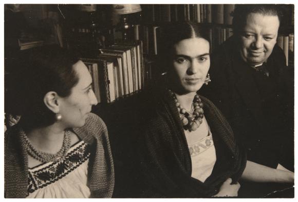 María Luisa (Malu) Block, Frida Kahlo y Diego Rivera en Nueva York