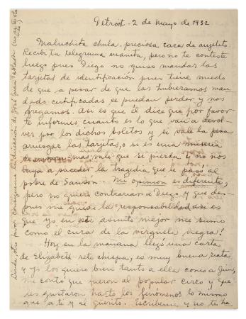 Carta a Malu Cabrera de Block